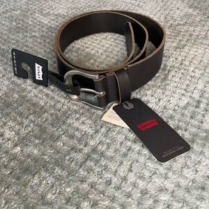 Levi's Black Leather Belt for Men